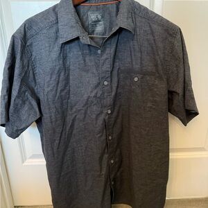 Mountain Hardwear Charcoal Casual Button-Down Shirt
